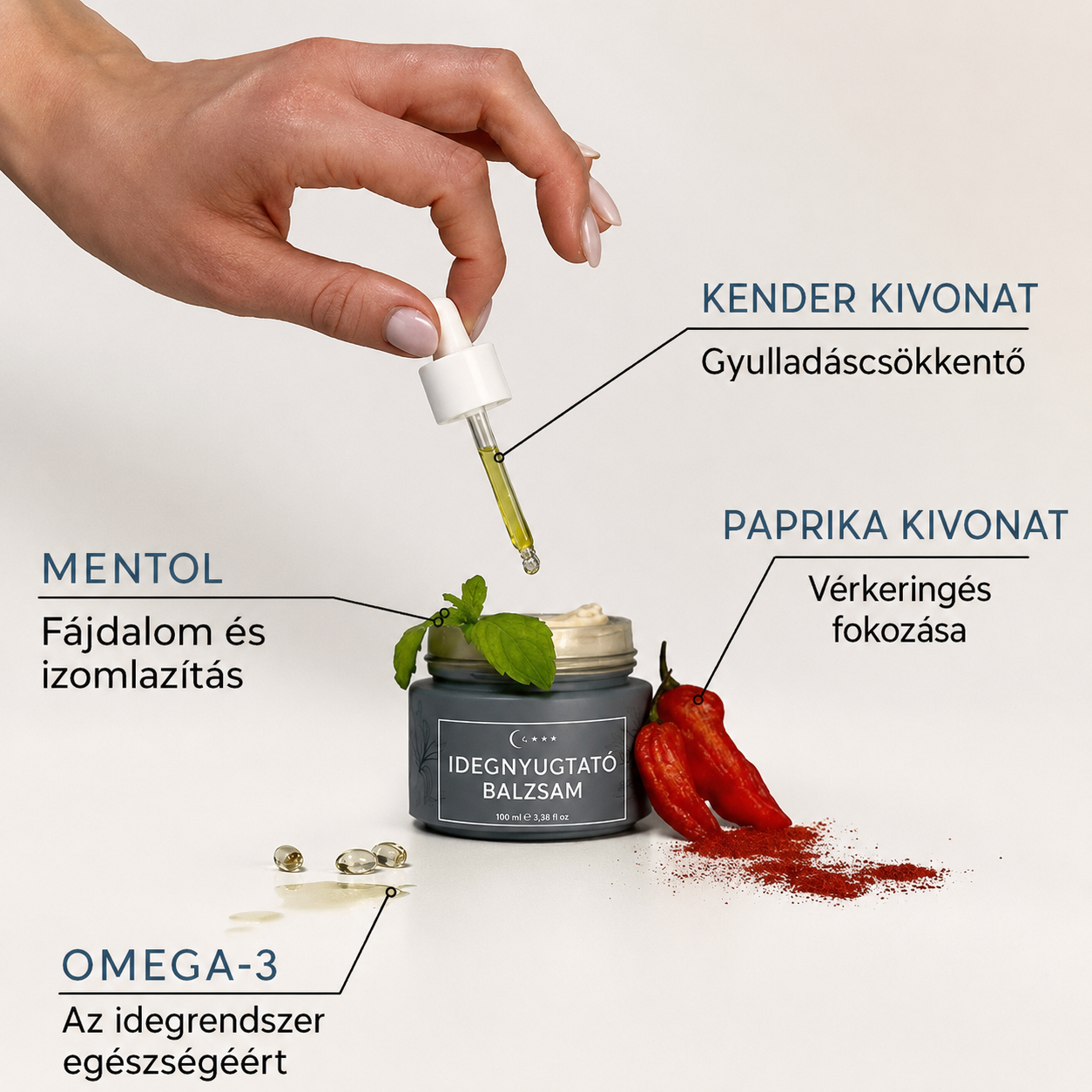 Calmera™ - Prémium Idegnyugtató Balzsam